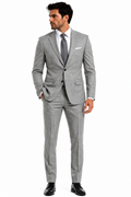 825-220 100% WOOL LT GREY PLAID