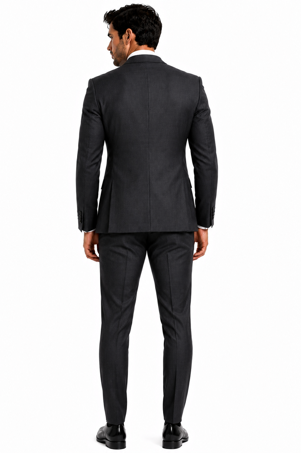 825-226 CHARCOAL 100% WOOL SOLID