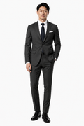 401-366 DARK GREY STRETCH POLY 2PCS