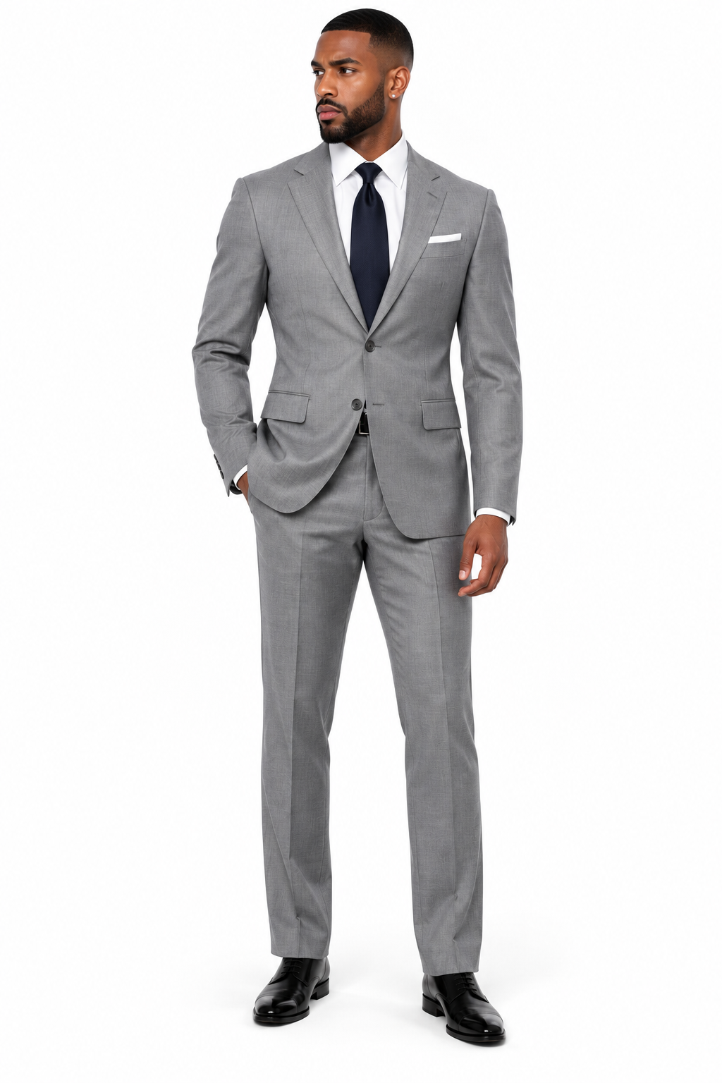 925-1008 STITCH LT GREY STRETCH WOOL 2PCS