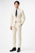 401-376 IVORY STRETCH POLY 2 PCS
