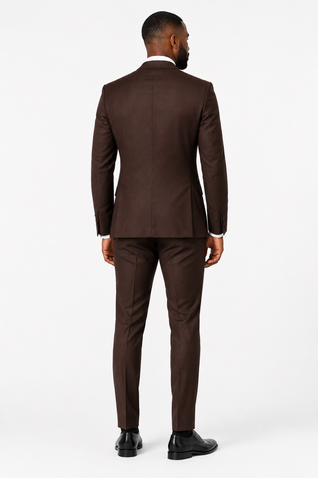 401-365 BROWN/BURGUNDY STRETCH POLY 2PCS