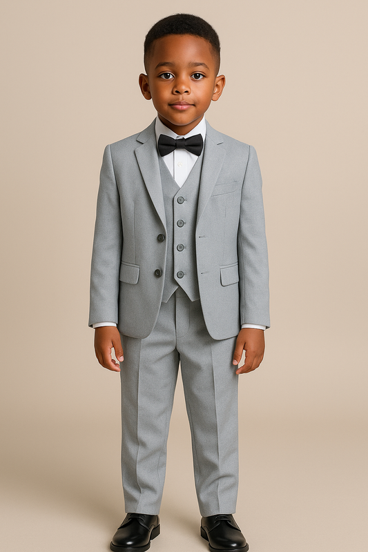 Boys TR Glacier Grey 3-Piece Suit