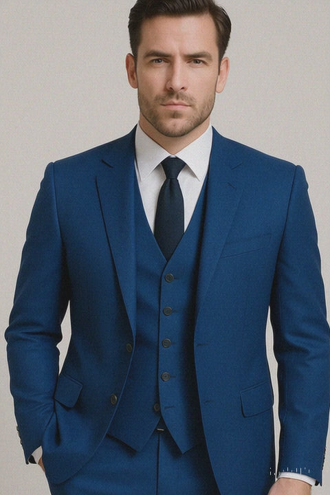 3-Piece Suit – Royal Blue