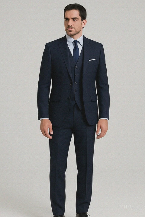 3-Piece Suit – Deep Navy – $49 Men's Suits