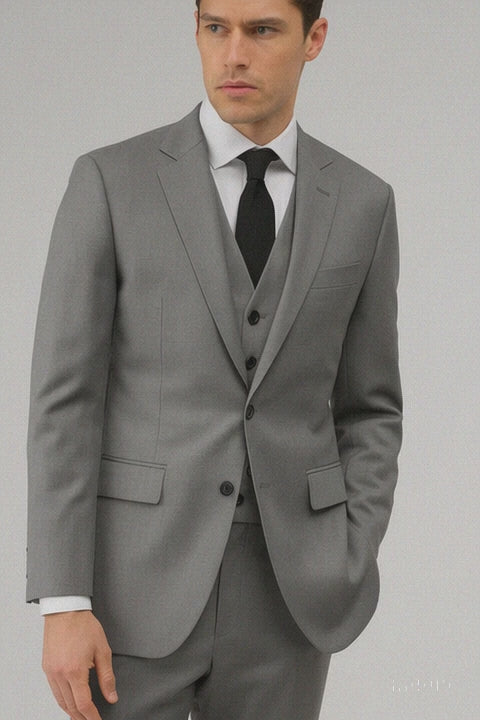 3 Piece Suit – Medium Grey