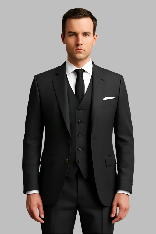 3 Piece Suit – Black